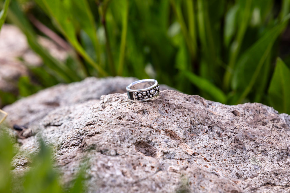 
                  
                    River Rock Inlay Ring
                  
                